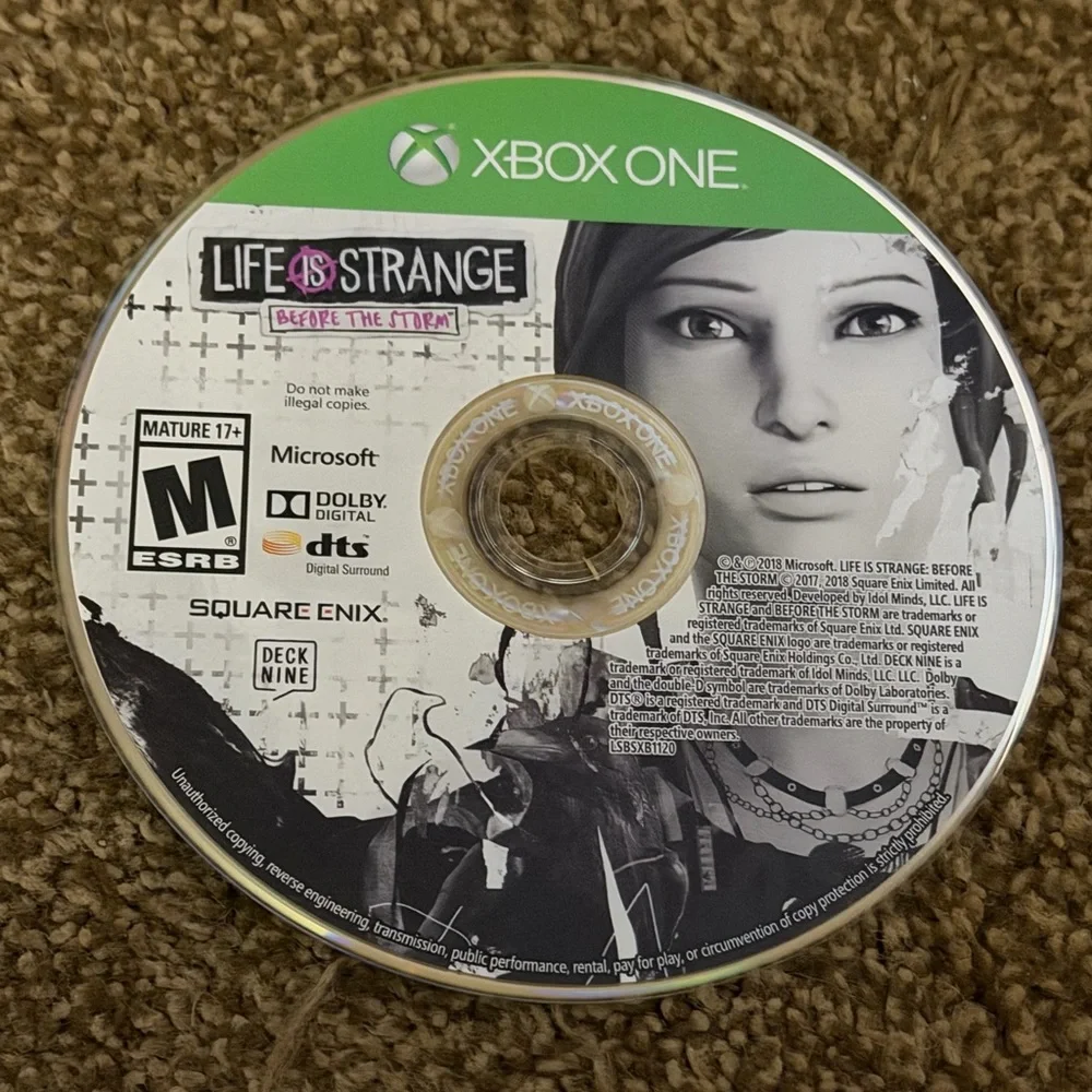 Microsoft Xbox One Life Is Strange Before The Storm Video Game Rated M Used PR O